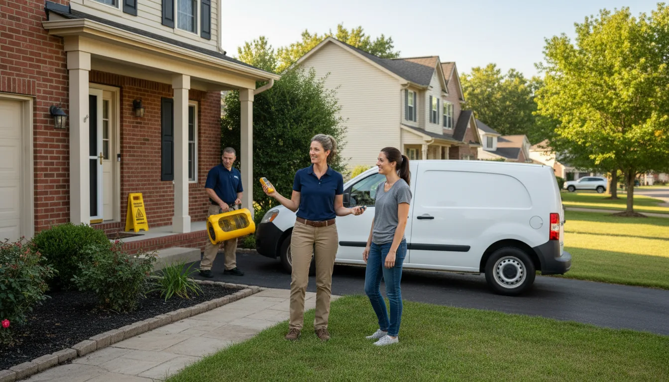Water restoration image for Water Damage & Restoration Services in Indianola, OK